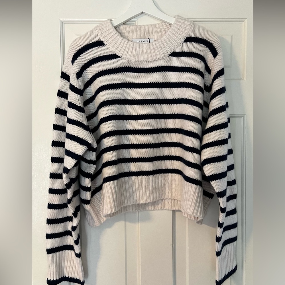 La Ligne Cropped Marin Sweater - XL